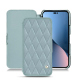 Lederschutzhülle Apple iPhone 14 Plus - Bleu ciel - Couture ( Nappa - Pantone #abcae9 ) 