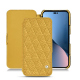 Custodia in pelle Apple iPhone 14 Plus - Mimosa - Couture ( Pantone #b39437 ) 