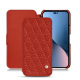 Capa em pele Apple iPhone 14 Plus - Papaye - Couture ( Pantone #b54317 ) 