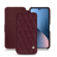 Funda de piel Apple iPhone 14 Plus - Lie de vin - Couture ( Pantone #412234 ) 