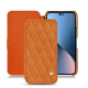 가죽 커버 Apple iPhone 14 Plus - Mandarine vintage - Couture ( Pantone #d47231 ) 