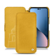 Lederschutzhülle Apple iPhone 14 Plus - Jaune soulèu ( Pantone #F3B934 )