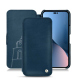 Custodia in pelle Apple iPhone 14 Plus - Blu mediterran ( Pantone #0E3043 )