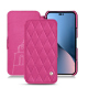 Custodia in pelle Apple iPhone 14 Plus - Rose BB - Couture ( Pantone #DB599F )