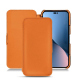 Custodia in pelle Apple iPhone 14 Plus - Orange PU ( Pantone #ff9351 )
