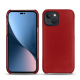 Custodia in pelle Apple iPhone 14 Plus - Rouge ( Nappa - Pantone #d50032 ) 