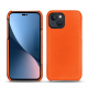 Custodia in pelle Apple iPhone 14 Plus - Orange fluo ( Pantone #ff5406 ) 