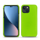 Capa em pele Apple iPhone 14 Plus - Vert fluo ( Pantone #00ab5f ) 