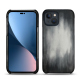 Capa em pele Apple iPhone 14 Plus - Gris Patine