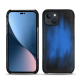 硬质真皮保护套 Apple iPhone 14 Plus - Bleu Patine