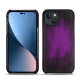 Lederschutzhülle Apple iPhone 14 Plus - Violet Patine