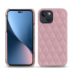 Funda de piel Apple iPhone 14 Plus - Rose - Couture ( Nappa - Pantone #efbae1 ) 