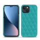 Funda de piel Apple iPhone 14 Plus - Bleu fluo - Couture