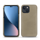 Custodia in pelle Apple iPhone 14 Plus - Darboun sabla ( Pantone #BCB1A1 )