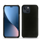 Apple iPhone 14 Plus leather cover - Noir Veggie ( Noir / Black) 