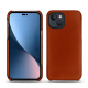 Custodia in pelle Apple iPhone 14 Plus - Orange Veggie ( Pantone #cb6015 ) 