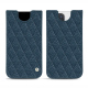 Apple iPhone 14 Pro leather pouch - Indigo - Couture ( Pantone #1f4565 ) 