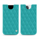 Capa em pele Apple iPhone 14 Pro - Bleu fluo - Couture