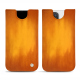 Pochette cuir Apple iPhone 14 Pro - Orange Patine