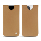 Pochette cuir Apple iPhone 14 Pro - Beige Veggie