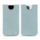 가죽 커버 Apple iPhone 14 Pro Max - Bleu ciel ( Nappa - Pantone #abcae9 ) 