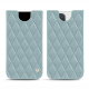 Capa em pele Apple iPhone 14 Pro Max - Bleu ciel - Couture ( Nappa - Pantone #abcae9 ) 