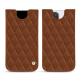 Capa em pele Apple iPhone 14 Pro Max - Marron - Couture ( Nappa - Pantone #8B4720 ) 