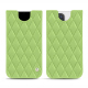 Capa em pele Apple iPhone 14 Pro Max - Vert olive - Couture ( Nappa - Pantone #a7c58e ) 