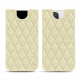 Custodia in pelle Apple iPhone 14 Pro Max - Ivoire - Couture ( Pantone - #d6d6c6 )