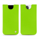 Pochette cuir Apple iPhone 14 Pro Max - Vert fluo ( Pantone #00ab5f )