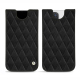 Custodia in pelle Apple iPhone 14 Pro Max - Negre poudro - Couture ( Pantone #111212 )