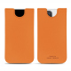 Pochette cuir Apple iPhone 14 Pro Max - Orange PU