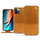 Custodia in pelle Apple iPhone 14 Pro - Or Maïa ( Pantone 871C ) 