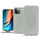 Capa em pele Apple iPhone 14 Pro - Gris ( Nappa - Pantone #c1c6c8 ) 