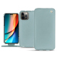 Custodia in pelle Apple iPhone 14 Pro - Bleu ciel ( Nappa - Pantone #abcae9 ) 