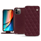 Funda de piel Apple iPhone 14 Pro - Lie de vin - Couture ( Pantone #412234 ) 