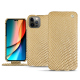 レザーケース Apple iPhone 14 Pro - Serpent sabbia