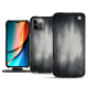 Apple iPhone 14 Pro leather case - Gris Patine