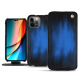Lederschutzhülle Apple iPhone 14 Pro - Bleu Patine