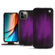 Custodia in pelle Apple iPhone 14 Pro - Violet Patine