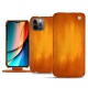 Lederschutzhülle Apple iPhone 14 Pro - Orange Patine
