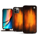 Capa em pele Apple iPhone 14 Pro - Fauve Patine