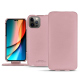 Housse cuir Apple iPhone 14 Pro - Rose PU