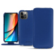 Custodia in pelle Apple iPhone 14 Pro - Bleu Océan PU