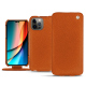 Apple iPhone 14 Pro leather case - Orange vibrant