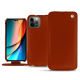 Housse cuir Apple iPhone 14 Pro - Orange Veggie