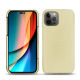 Funda de piel Apple iPhone 14 Pro - Beige ( Nappa - Pantone #ceb888 ) 