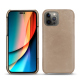 Apple iPhone 14 Pro leather cover - Taupe vintage ( Pantone #bda790 ) 