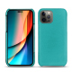 Lederschutzhülle Apple iPhone 14 Pro - Bleu fluo