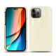 Custodia in pelle Apple iPhone 14 Pro - Crocodile milk